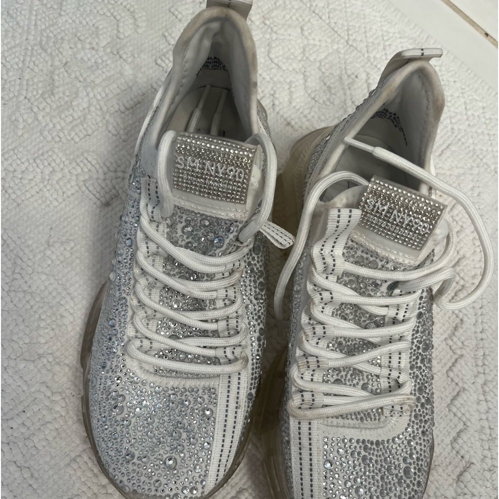 Steve Madden maxima sneaker with rhinestones
